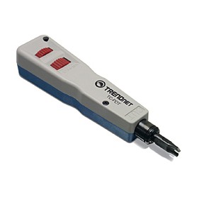Trendnet TC-PDT Punch Down Tool with 110 and Krone Blade analizzatore network Blu, Bianco (TC-PDT)