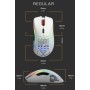 Glorious Gaming Model D mouse Mano destra USB tipo A Ottico 12000 DPI (GD-WHITE)