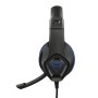 Trust GXT 404B Rana Auricolare Cablato A Padiglione Giocare Nero, Blu (23309)