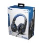Trust GXT 404B Rana Auricolare Cablato A Padiglione Giocare Nero, Blu (23309)