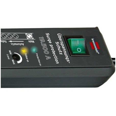 Brennenstuhl Secure-Tec 19.500A Antracite 6 presa(e) AC 3 m (1159490966)