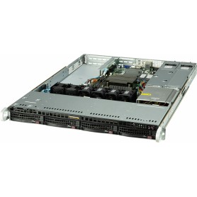 Supermicro SYS-510T-WTR sistema barebone per server Intel C256 LGA 1200 (Socket H5) Rack (1U) Nero