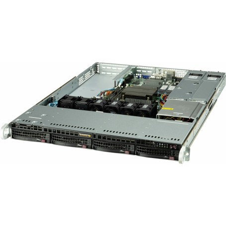 Supermicro SYS-510T-WTR sistema barebone per server Intel C256 LGA 1200 (Socket H5) Rack (1U) Nero