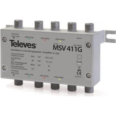 Verstärker 4xSAT MSV411G (MSV411G)