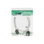 InLine Cavo SATA III 6Gb/s, rotondo, trasparente, chiusura a scatto, 0,5m (27305R)