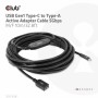 CLUB3D CAC-1538 cavo USB USB 3.2 Gen 1 (3.1 Gen 1) 10 m USB C USB A Nero