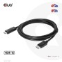 CLUB3D CAC-1087 cavo e adattatore video 3 m DisplayPort HDMI Nero