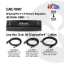 CLUB3D CAC-1007 adattatore per inversione del genere dei cavi DisplayPort Nero