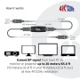 CLUB3D CAC-1007 adattatore per inversione del genere dei cavi DisplayPort Nero