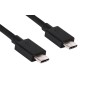 CLUB3D 0.8m, 2xUSB3.1-C cavo USB 0,8 m USB 3.2 Gen 2 (3.1 Gen 2) USB C Nero (CAC-1522)