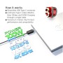 CLUB3D 0.8m, 2xUSB3.1-C cavo USB 0,8 m USB 3.2 Gen 2 (3.1 Gen 2) USB C Nero (CAC-1522)