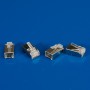 ROLINE Cat.6 Modular Plug, shielded, for Stranded Wire 10 pcs. Trasparente (21.17.3061)