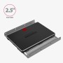 Axagon RHD-125B Halterahmen für 1x 2.5" im 3.5" Slot - grau Grigio Metallo (RHD-125S)