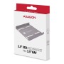 Axagon RHD-125B Halterahmen für 1x 2.5" im 3.5" Slot - grau Grigio Metallo (RHD-125S)