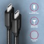 Axagon BUCM3-CM30AB cavo USB USB 3.2 Gen 1 (3.1 Gen 1) 3 m USB C Nero