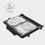 Axagon RHD-435 kit di fissaggio Nero Metallo