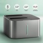 Axagon ADSA-DC docking station per unità di archiviazione USB 3.2 Gen 1 (3.1 Gen 1) Type-A Grigio