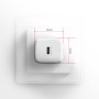Axagon ACU-PD30W wall charger 1x QC3.0/AFC/FCP/PD type-C 30W white Telefono cellulare, Smartphone, Orologio intelligente, Tablet