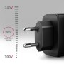 Axagon ACU-PQ45 QC 3.0, 4.0/AFC/FCP/PPS/PD, 45W, schwarz - Netzladegerät mit USB-A und USB-C Schnittstelle Telefono cellulare, 