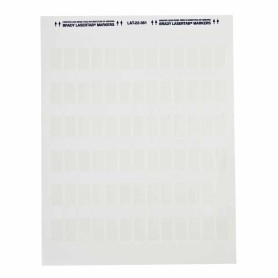 Brady LAT-22-361-5 etichetta per stampante Trasparente, Bianco Etichetta per stampante autoadesiva (029754)