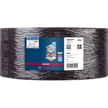 Bosch 2 608 901 236 fornitura per levigatura manuale Rotolo di carta vetrata Grana ultra fine 1 pz (2608901236)