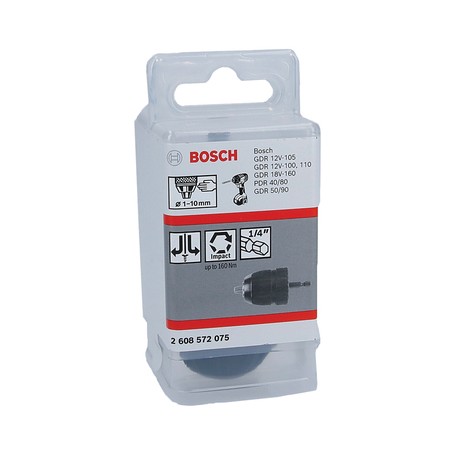 Bosch 2 608 572 075 mandrino Mandrino autoserrante 1/4" (2608572075)