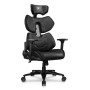 COUGAR Terminator Elite Sedia da gaming per PC Seduta imbottita Nero, Argento (CGR-TRE-SLB)