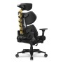 COUGAR Terminator Elite Gold Sedia da gaming per PC Seduta imbottita Nero, Oro (CGR-TRE-GLB)