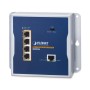 PLANET WGS-E304PT Industrial PoE+ Wall-mounted Extender 1-Port PoE++ to 4-Port Ricevitore e trasmettitore di rete Blu