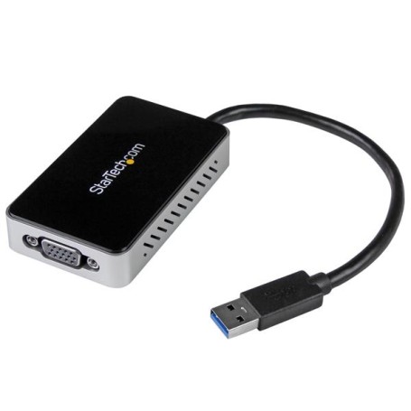StarTech.com Adattatore scheda video esterna per più monitor USB 3.0 a VGA con hub USB a 1 porta – 1920x1200 (USB32VGAEH)