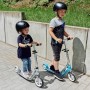 HUDORA Little BigWheel Bambini Monopattino classico Nero, Argento (14203)