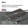 CLUB3D CSV-1598 hub di interfaccia USB 3.2 Gen 2 (3.1 Gen 2) Type-C 10000 Mbit/s Nero