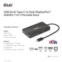 CLUB3D CSV-1598 hub di interfaccia USB 3.2 Gen 2 (3.1 Gen 2) Type-C 10000 Mbit/s Nero