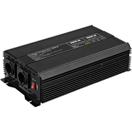 Goobay 58895 adattatore e invertitore Universale 2000 W Nero