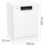 Gorenje GS643C90W, lavastoviglie (bianco) (20014640)