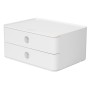 HAN 1120-12 organizzatore per cassetto di scrivania Acrilonitrile butadiene stirene (ABS) Bianco (1120-12)