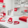 Leitz WOW scatola per la conservazione di documenti Polistirene (PS) Rosso, Bianco (53621026)