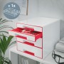 Leitz WOW CUBE Rosso, Bianco (52132026)