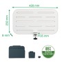 Leitz 65480000 vassoio da scrivania MDF, Plastica riciclata Bianco