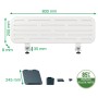 Leitz 65490000 vassoio da scrivania MDF, Plastica riciclata Bianco