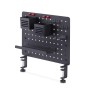 StarTech.com Pannello forato portautensili in acciaio con accessori, 42x32 cm, portaoggetti da scrivania, pannello forato da tav (1612B-DESK-PEGBOARD)