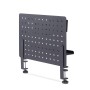 StarTech.com Pannello forato portautensili in acciaio con accessori, 42x32 cm, portaoggetti da scrivania, pannello forato da tav (1612B-DESK-PEGBOARD)