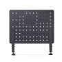 StarTech.com Pannello forato portautensili in acciaio con accessori, 42x32 cm, portaoggetti da scrivania, pannello forato da tav (1612B-DESK-PEGBOARD)