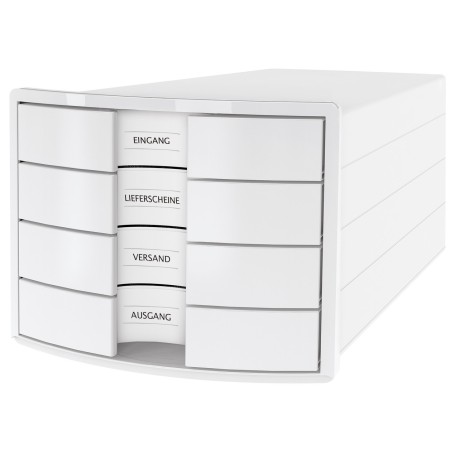 HAN 1012-12 vassoio da scrivania Plastica, Polistirolo Bianco (1012-12)