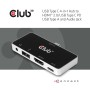 CLUB3D CSV-1591 replicatore di porte e docking station per laptop USB 3.2 Gen 1 (3.1 Gen 1) Type-C Nero, Cromo