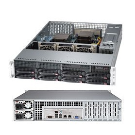 Supermicro Superserver 6027R-73DARF Intel® C602J LGA 2011 (Socket R) Armadio (2U) Nero (SYS-6027R-73DARF)