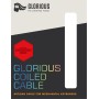 Glorious Gaming Coiled Rosso 1,37 m (GLO-CBL-COIL-RED)