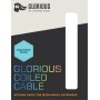 Glorious Gaming Coiled Blu 1,37 m (GLO-CBL-COIL-EB)