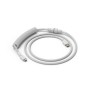 Glorious Gaming USB 2.0 cable 4.5ft total length 6 coiled section USB-C to USB-A adaptor 5-pin aviator connector Double-braided  (GLO-CBL-COIL-WHITE)