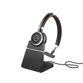 Jabra Evolve 65 Auricolare Con cavo e senza cavo A Padiglione Musica e Chiamate Micro-USB Bluetooth Base di ricar (6593-833-499)